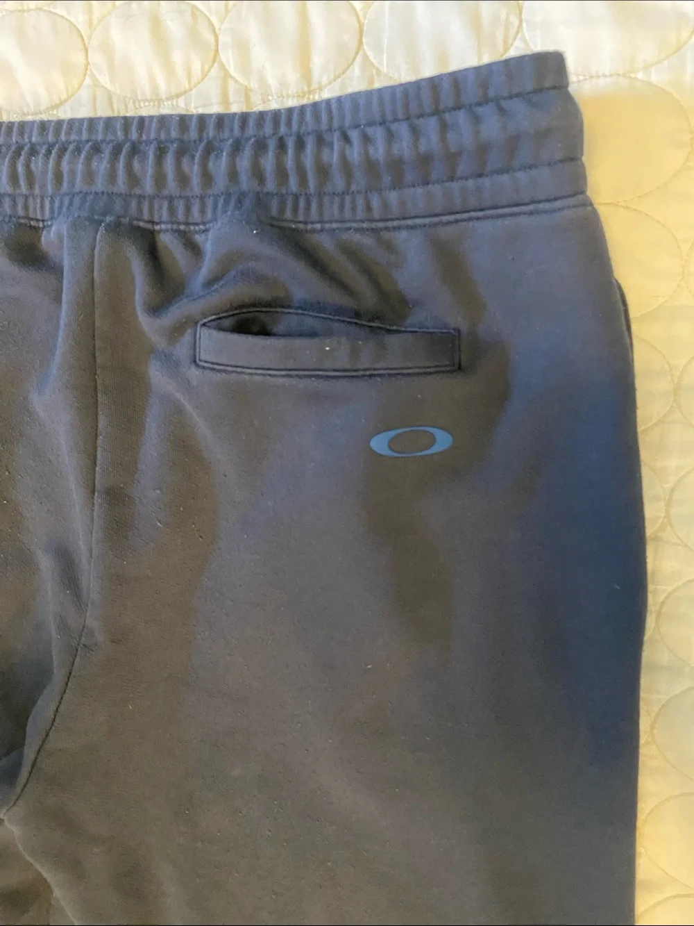 Oakley Men's Navy Blue Jogger Sweatpants with Drawstring